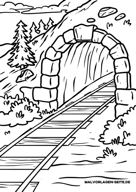 Great Coloring Page Tunnel Building Free Coloring Pages Imagesee