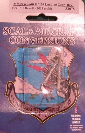 Scale Aircraft Conversions 32078 Bf 109 Landing Gear For 132 Revell