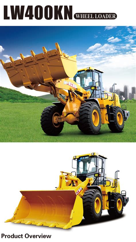 China Xcmg 4 Ton Official Construction Wheel Loader Lw400kn Factory And