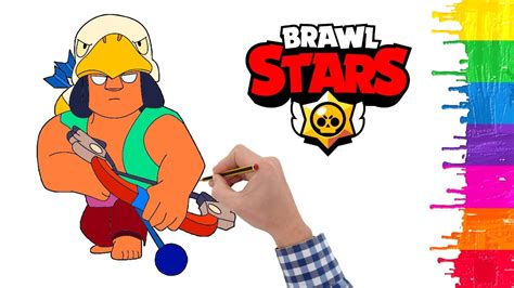 How To Draw Brawl Stars Characters Bo From Drawing Brawl Stars All