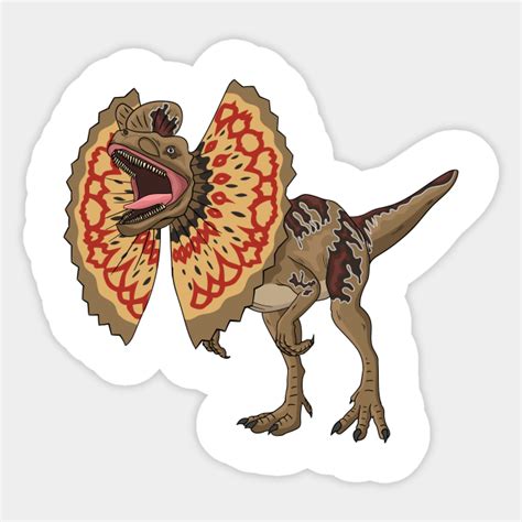 Dilophosaurus Cartoon Illustration Dilophosaurus Cartoon Illustration