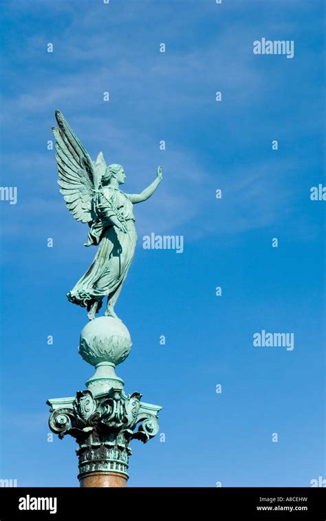 Angel Statue Copenhagen Stock Photo Alamy