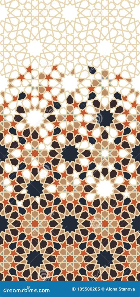 Islamic Arabic Seamless Vector Pattern Texture Background