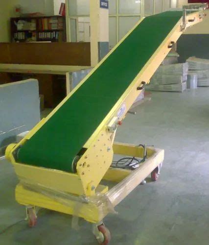 Mild Steel Portable Truck Loading Conveyor Capacity 30kgmtr At Rs