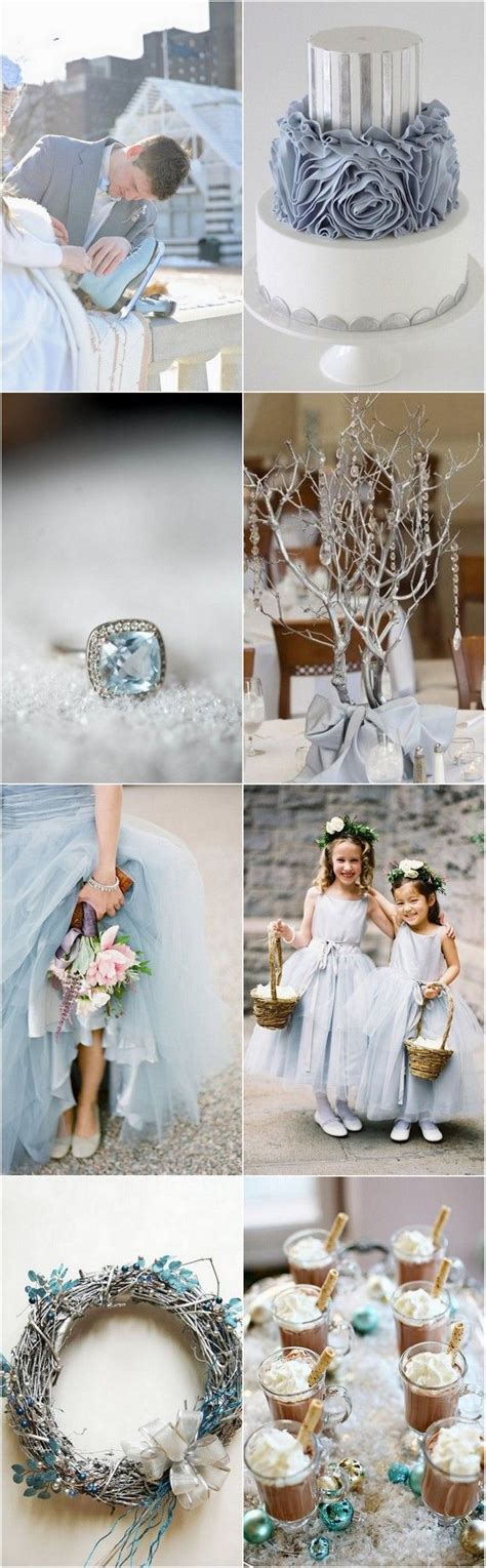 Winter Wonderland Ice Blue And Silver Wedding Palette Weddingsonline