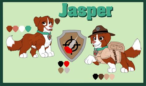 Paw Patrol Oc Jasper The Game Wardenranger Pup By