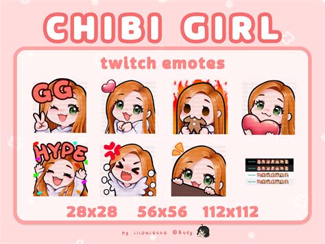 Digital Drawing And Illustration Twitch Emote Pack Alani Carrot Ginger