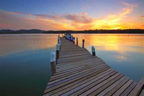 3113669 Boat Dawn Dock Dusk Jetty Lake Pier River Sunrise