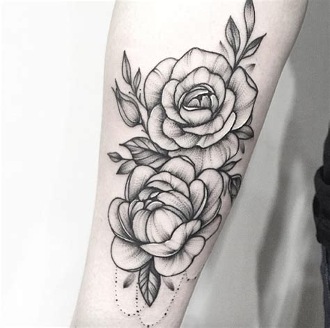 It is said that a person with a rose tattoo typically has very high morals and pays a flower tattoos are often seen as feminine and attractive and a rose tattoo is no exception. 60+ Gorgeous Peony Tattoos That Are More Beautiful Than ...