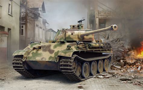 Char Moyen Pz Kpfw V Panther Gepanzerte Fahrzeuge Panzer