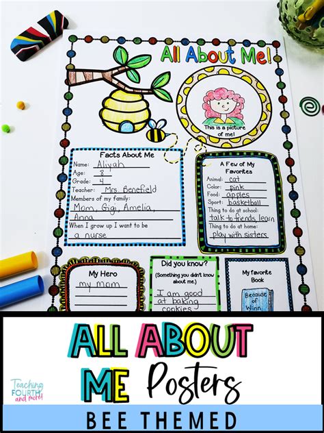 Read All About Me Poster Printable