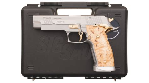Sig Sauer P226 Scandic Semi Automatic Pistol With Case Rock Island