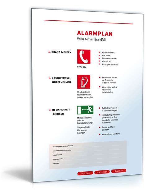 Notfall und alarmplan vorlage word großartig digitaler. Schilder-Paket | Verbotsschilder & Warnhinweise zum Download
