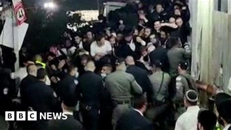 Israel Crush Chaotic Scenes As Dozens Dead At Religious Festival