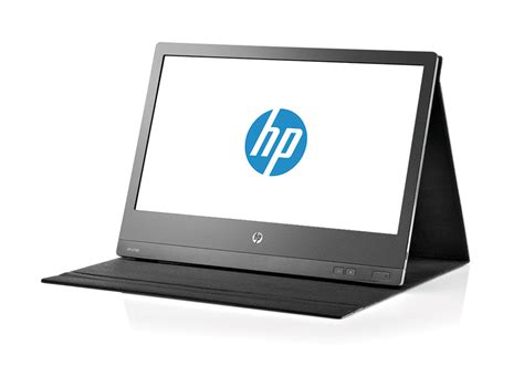 Using only one external monitor. HP shows its first laptop-sized portable monitor, 27-inch ...