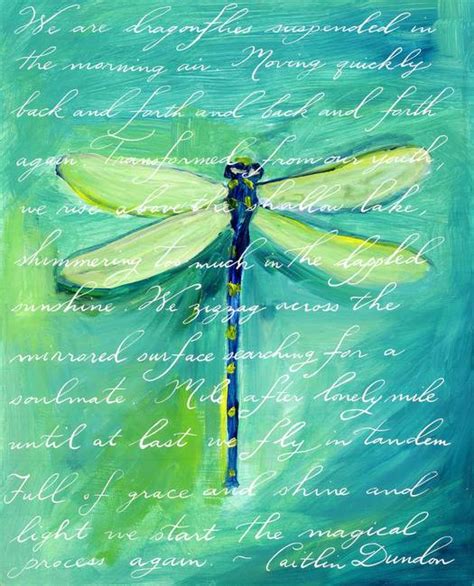 Green Dragonfly By Caitlin Dundon