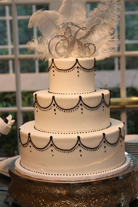 1920s Themed Wedding Cake Corinna Hanley