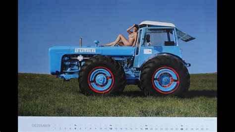 Topless Calendar Of Women And Tractors That Caused Stir In Europe On