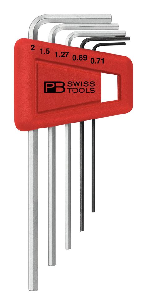 PB Swiss Tools Winkelschraubendreher Satz Im Kunststoffhalter 5 Teilig