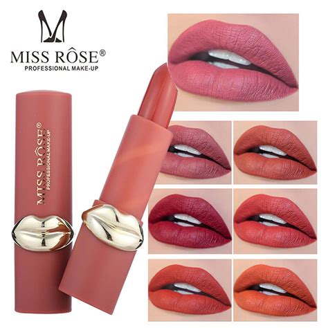 Miss Rose Lipstick Matt Waterproof Long Lasting Lip Cosmetic Beauty Makeup Xz Lip Cosmetics