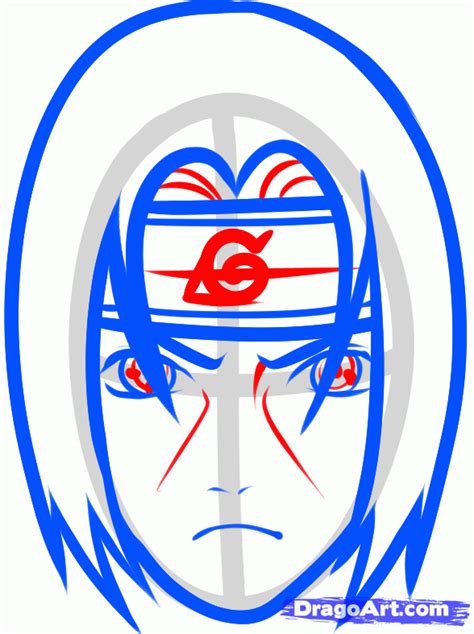 How To Draw Itachi Easy Step By Step Naruto Characters Anime Draw