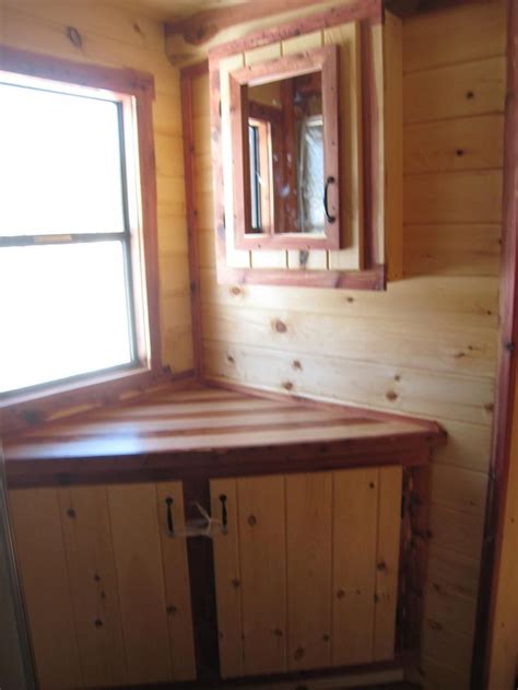 Trophy Amish Cabins Llc 12 X 32 Lodgecedar Deluxe Tiny Houses