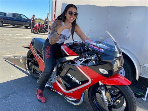How This Talented Female Got Started In Motorcycle Drag Racing Drag