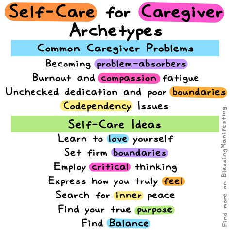 7 Self Care Tips For Overactive Caregivers Self Love Rainbow