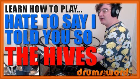 hate to say i told you so the hives ★ drum lesson preview how to play song christian grahn