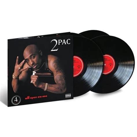 2pac Tupac All Eyez On Me 4 Disc Vinyl Record