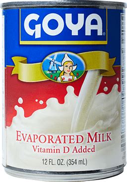 There is also a coconut flavoured 'light' evaporated. Evaporated Milk - Other Confectionary Products | Goya Foods