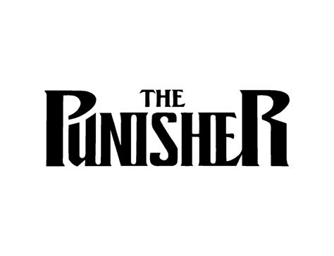 The Punisher Comic Book Letters Car Truck Window Laptop Vinyl Decal St
