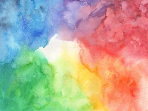 Colorful Watercolor Texture By Connyduck On Deviantart Watercolor