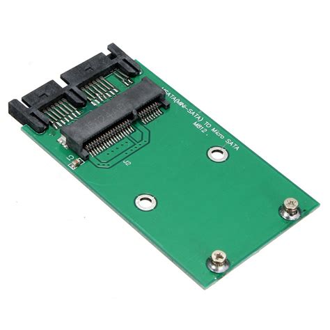 Mini Pci E Msata Ssd To 18 Inch Micro Sata Adapter Converter Card