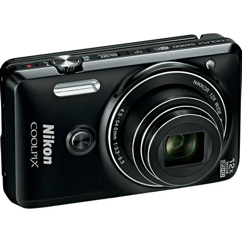 Nikon Coolpix S6900 Digital Camera Black 26473 Bandh Photo Video