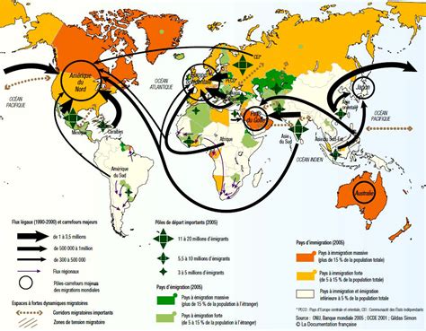 World Immigration Map ~ Afp Cv