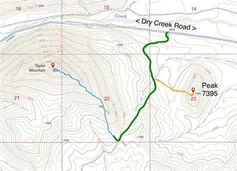 Taylor Mountain 8644 Idaho A Climbing Guide