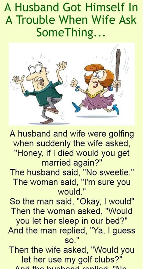 A Husband Got Himself In A Trouble When Wife Ask Something Funny