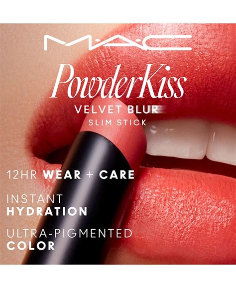 Mac Powder Kiss Velvet Blur Slim Lipstick Macys