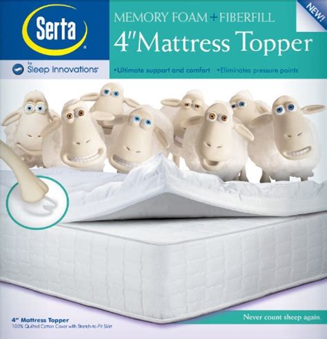 Enhance your sleep experience with the nobility memory foam pillow. Cheap Serta 4-Inch Memory Foam Mattress Topper - MattressStore