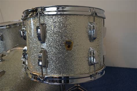 Ludwig Classic 1959 Silver Sparkle Drum For Sale Purple Chord