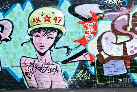 Graffiti Wall In Auckland City Painting By Yurix Sardinelly