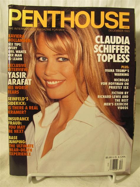 Penthouse Magazine Claudia Schiffer Topless Ebay