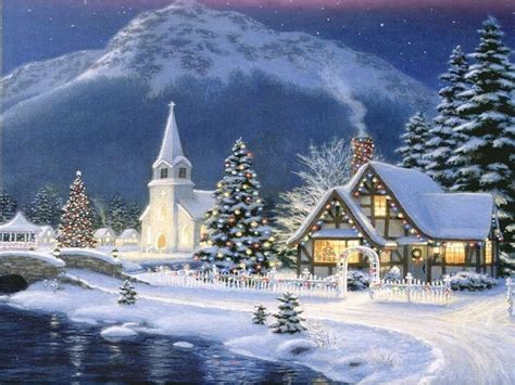 Christmas Churches Wallpapers 4k Hd Christmas Churches Backgrounds