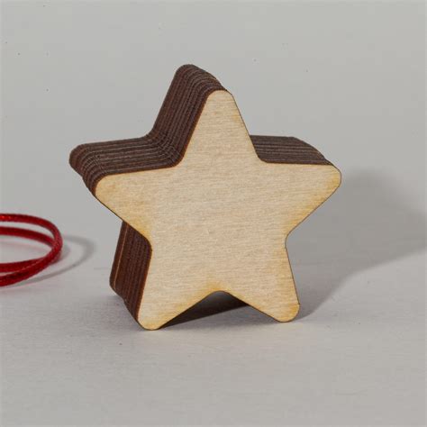 New Wooden Stars For Crafts In Selected Sizes 54 Identical Pieces