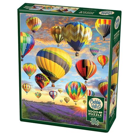 Hot Air Balloons 1000 Pcs Jigsaw Puzzle By Cobble Hill Puzzles