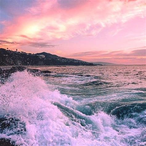 Pink Waters In Laguna Nature Photography Aesthetic Wallpapers Beach