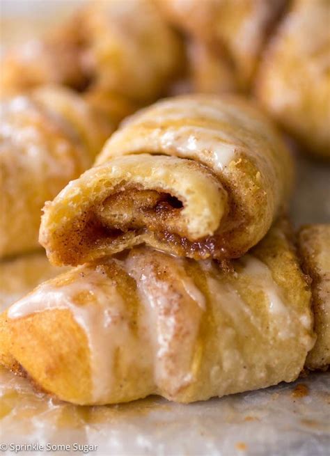 cinnamon roll crescents sprinkle some sugar crescent recipes breakfast dishes recipes