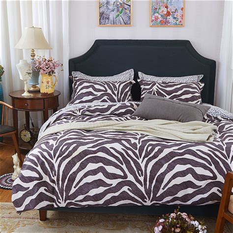 Bring some playful prints to the bedroom with this zebra bedding set. Wonderful 9 Zebra Print Bedding Sets Queen | Home Design Ideas