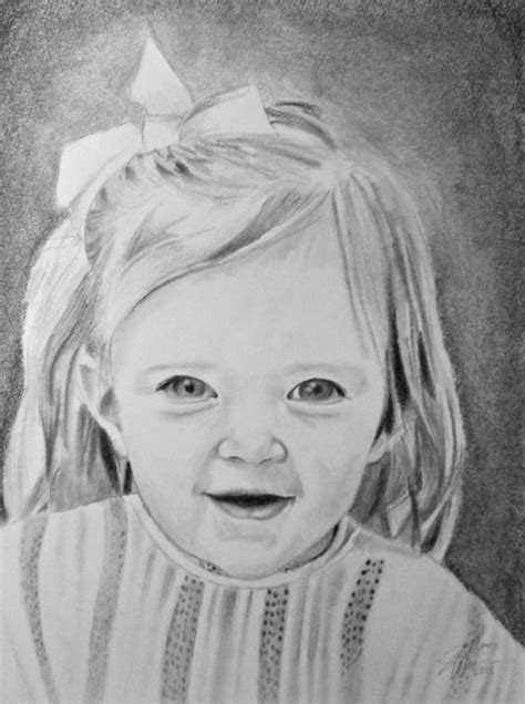 Pencil Sketch Drawing Portrait Custom Drawing From Photo Custom